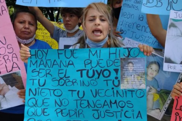 Picadura mortal: Familiares del niño fallecido se manifestaron en Goya