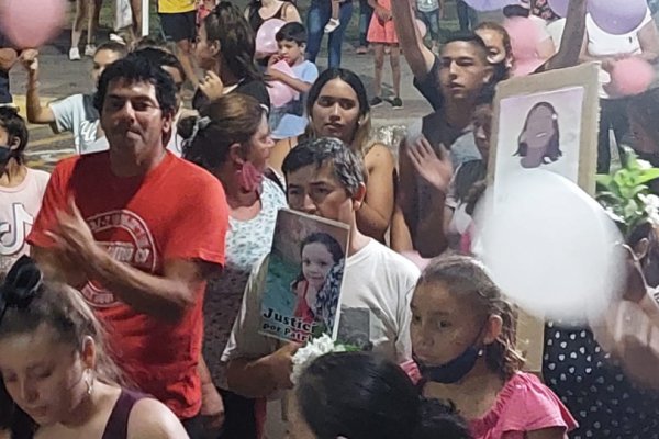 Multitudinaria marcha pidiendo justicia por la nena que fue hallada muerta