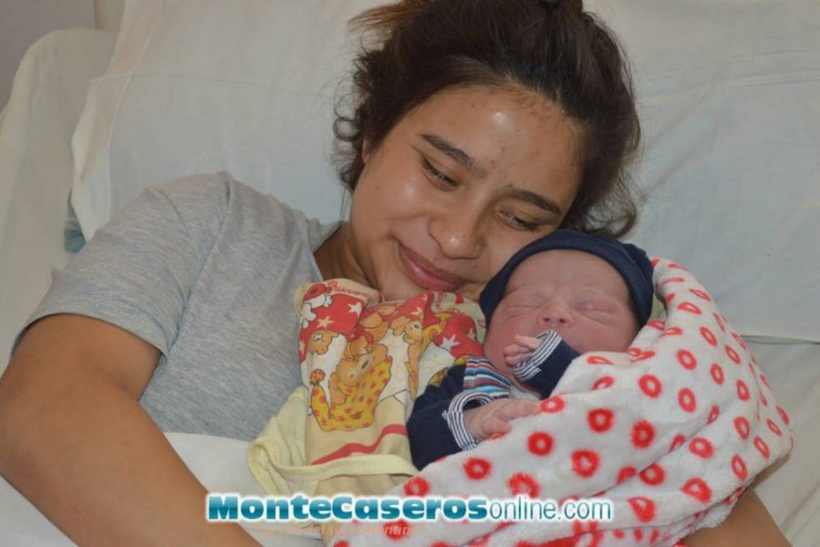 Ciro Maximiliano nació el primer día del año en Monte Caseros