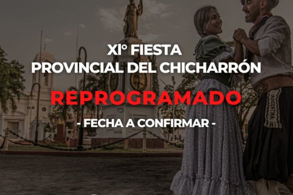 Por los aumentos de Covid, reprograman la Fiesta Provincial del Chicharrón