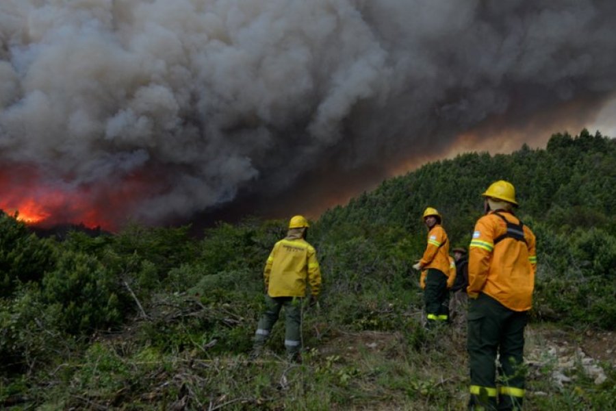 El incendio en las cercanías al Lago Steffen ya afectó unas 5.438 hectáreas
