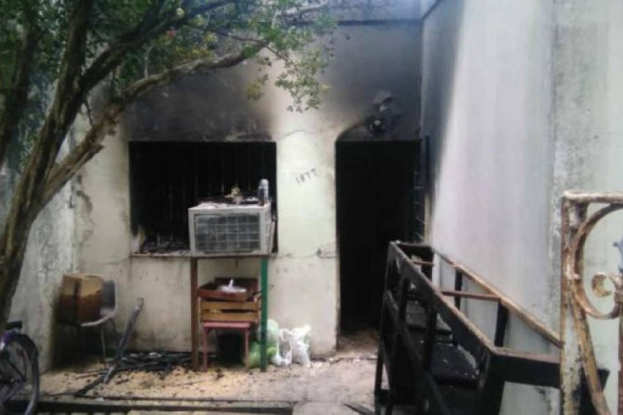 Una familia lo perdió todo a causa del incendio de una vivienda