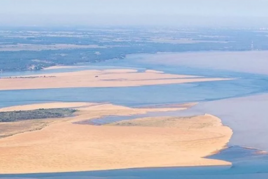 Bajante extrema: Advierten problemas de navegación en el río Paraná