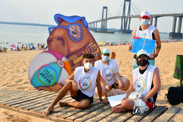 MuniJoven presente en la playa Arazaty y el Festival del Chamamé