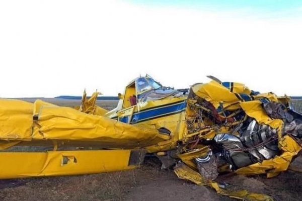 Un avión hidrante cayó a tierra al despegar en Santo Tomé