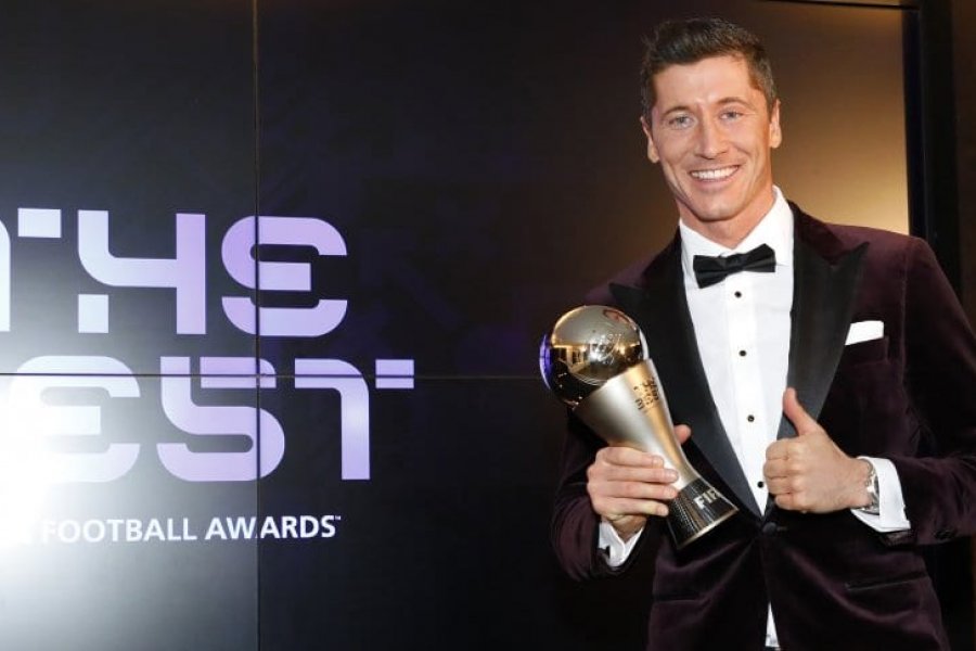 Lewandowski le ganó a Lionel Messi y se quedó con el premio The Best
