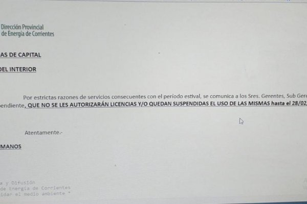 DPEC: Prohíben tomar licencias a jefes pero el interventor vacacionó en EE.UU