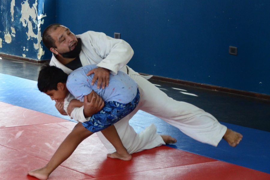 Los colonos visitaron el dojo de judo