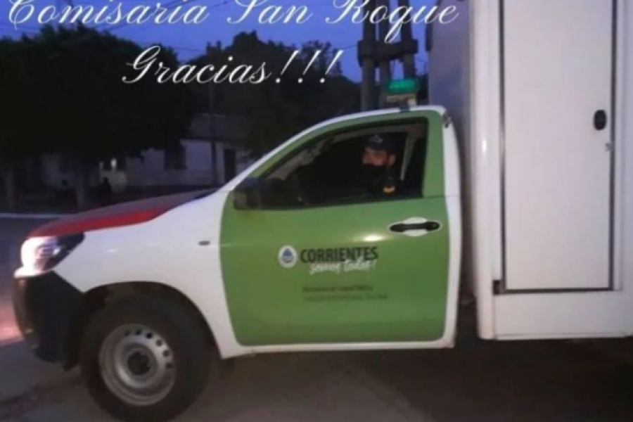 San Roque: Policías manejan una ambulancia porque no hay chofer