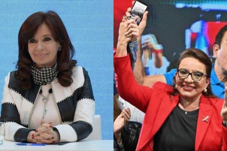 Cristina Kirchner, presente en la asunción de la presidenta electa de Honduras Xiomara Castro