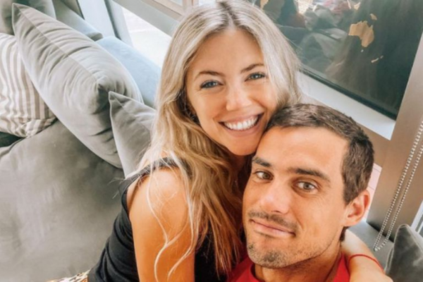 Stephanie Demner y Guido Pella esperan a su primera hija