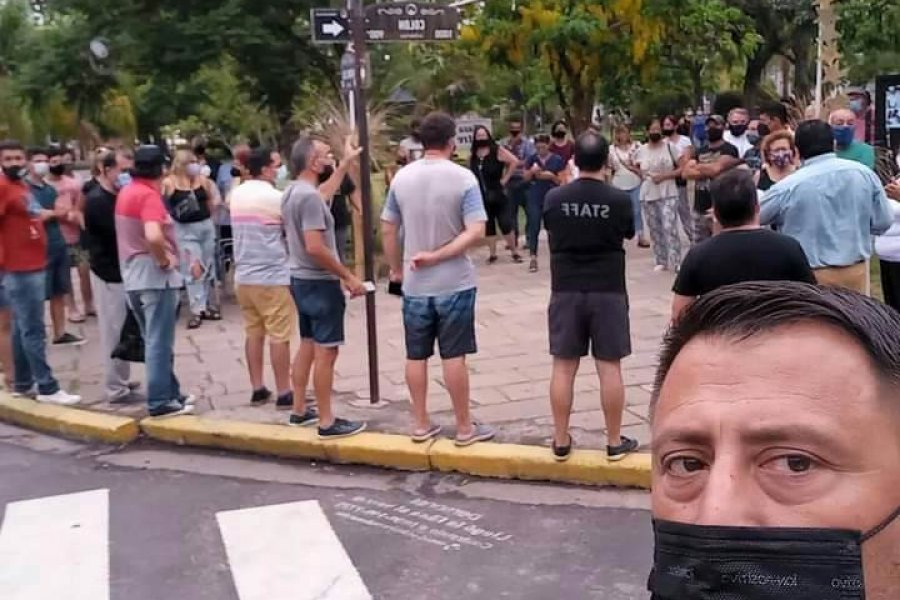 Protesta contra la DPEC en Goya por colapso en el servicio