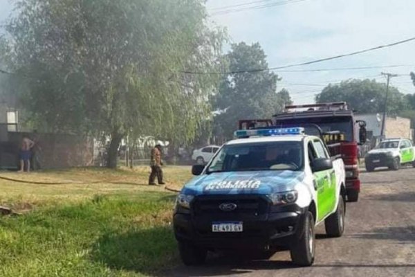 Explotó una garrafa: Dos personas heridas