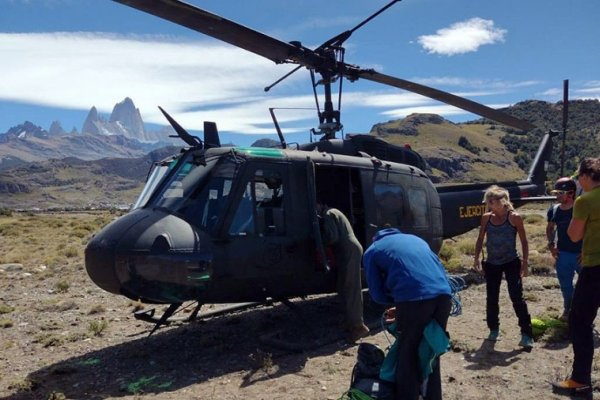 Avalancha y rescate en El Chaltén