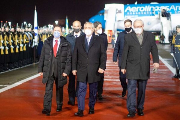 Alberto Fernández ya está en Rusia y este jueves se reunirá con Vladimir Putin