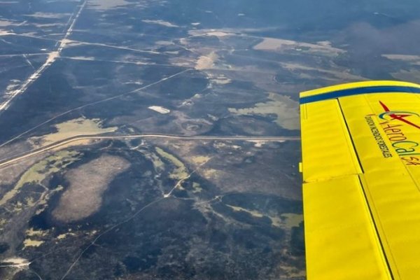 Incendios: Corrientes es todo destrucción y cenizas desde el aire