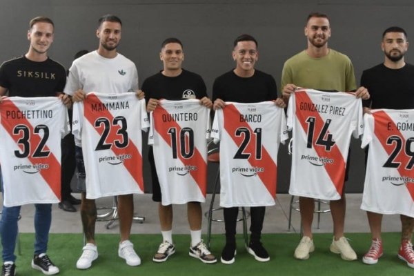 River presentó a los refuerzos en el Monumental