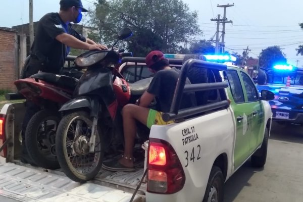 Secuestraron varias motos en operativos de la Policía