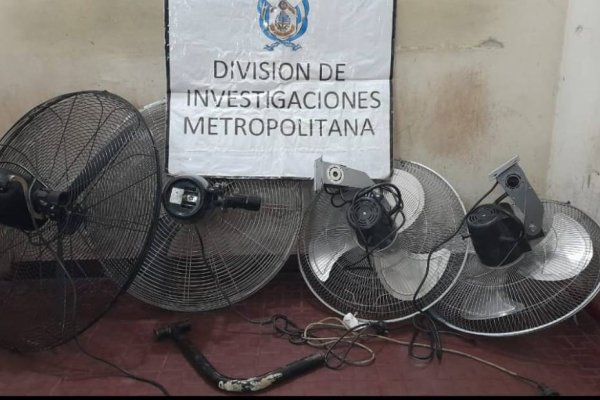 Un nene está involucrado en el robo de ventiladores a una escuela