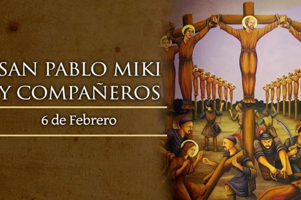 Hoy se celebra la fiesta de San Pablo Miki y compañeros, 26 mártires crucificados en Japón