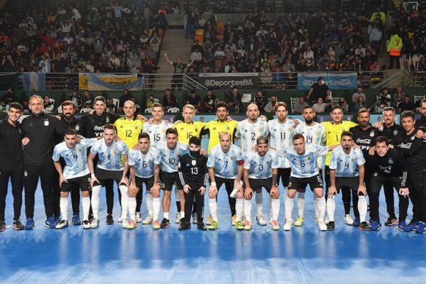 Futsal: Argentina enfrenta a Paraguay por la final de la Copa América