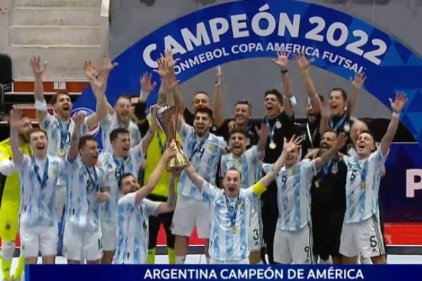 Argentina campeón de la Copa América de Futsal