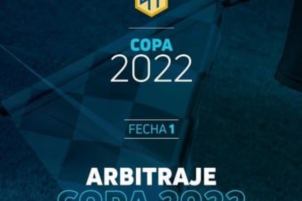 Árbitros para la fecha 1 de la Copa de la Liga Profesional