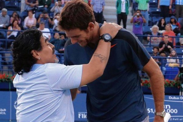 La cuenta de Maradona saludó a Del Potro con un emotivo video