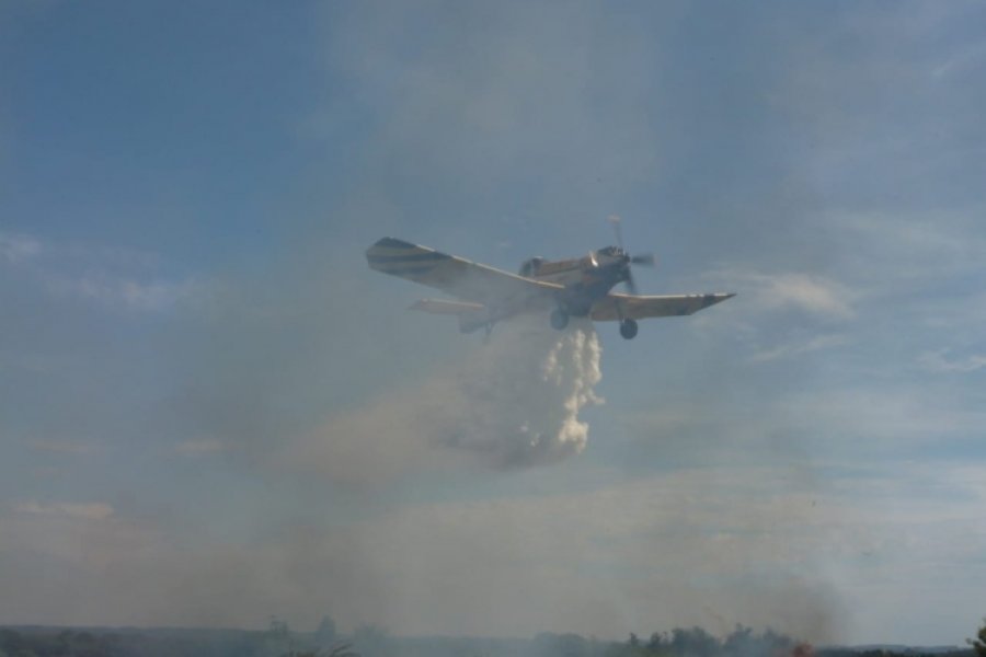 Goya: Piden avión hidrante por incendios en isla Las Damas