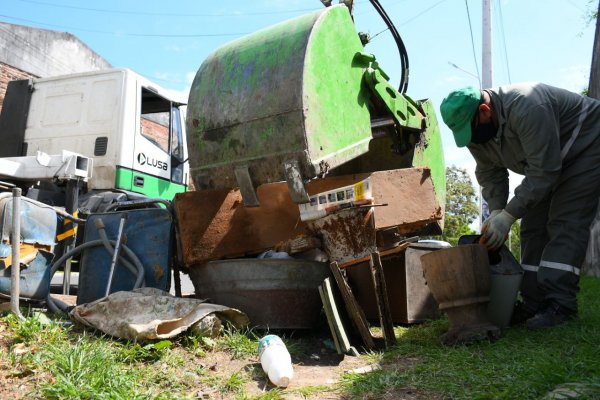 Los operativos de descacharrado llegarán a los barrios Doctor Montaña y Anahí