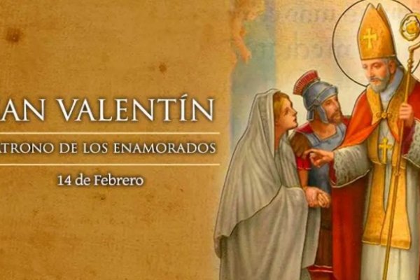 Hoy la Iglesia recuerda a San Valentín, patrono de los enamorados