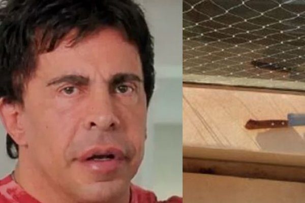 Encontraron huellas de Gustavo Martínez en el cuchillo que se usó para romper la red del balcón