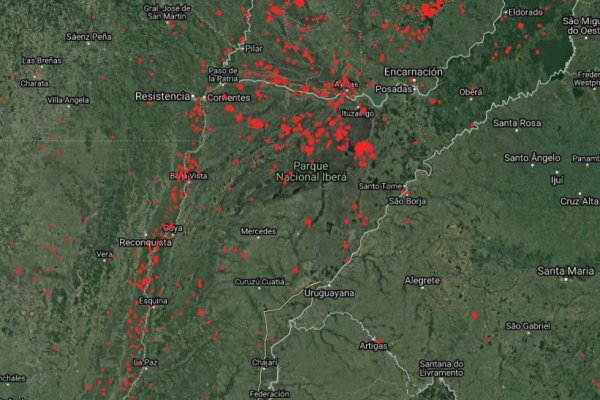Incendios: Corrientes tiene más de 15 focos activos