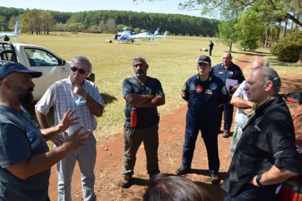 Incendios: Sergio Berni arribó a Corrientes