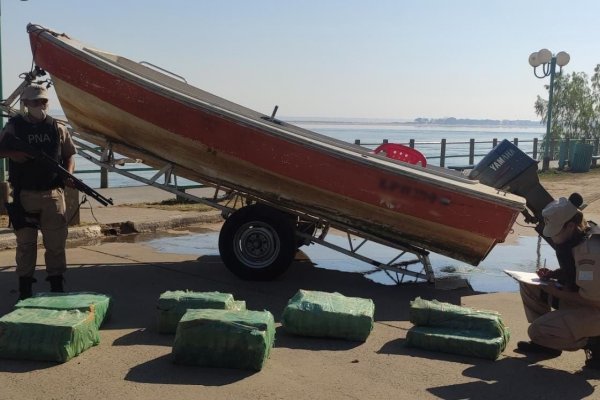 Prefectura secuestró más de 180 kilos de marihuana en Corrientes: hay un detenido