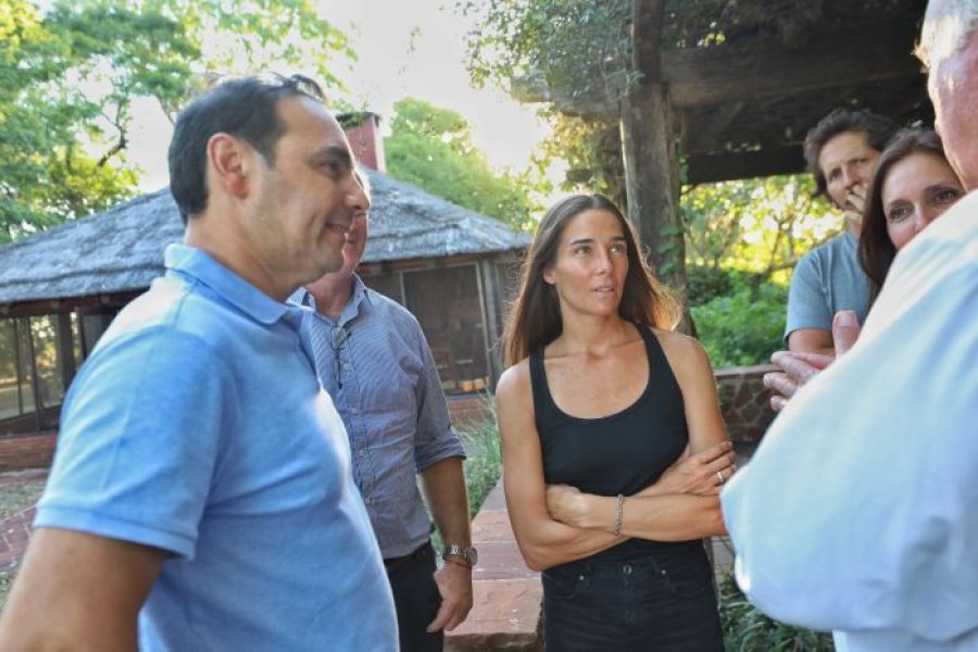 Juanita Viale llegó a Corrientes para prestar colaboración