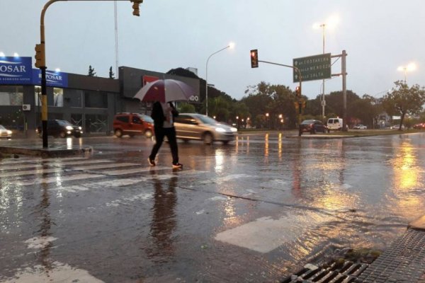 Probabilidad de tormentas aisladas por la noche en Corrientes