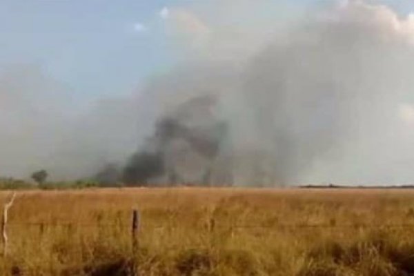 Trabajan para contener los nuevos focos incendios en el interior provincial