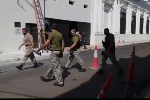 Principio de incendio en el Ministerio de Seguridad