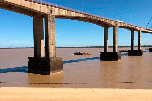 Los ríos Paraná y Uruguay se mantienen en bajante