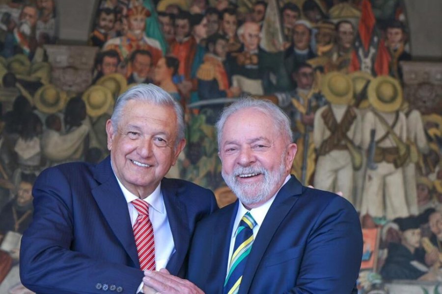 México y Lula se abrazan
