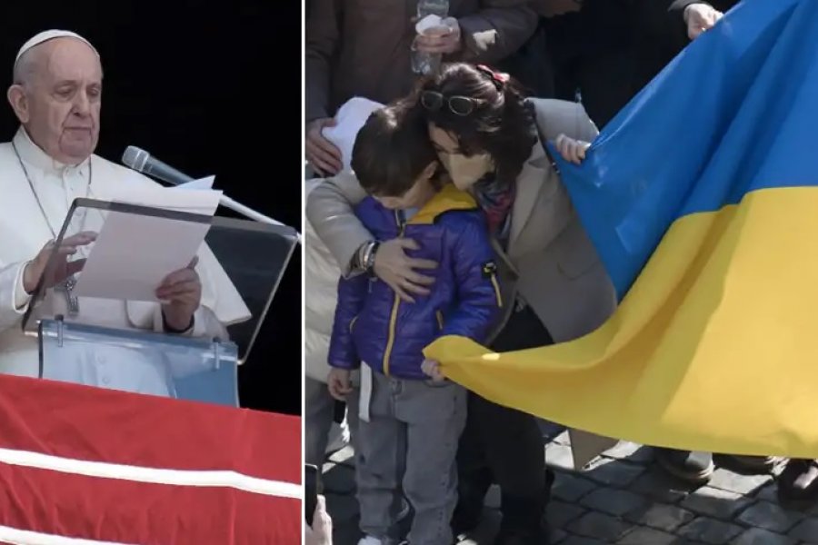 El Papa lanza nuevo llamado a la paz: “En Ucrania corren ríos de sangre y lágrimas”