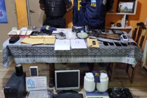 Desarticularon una banda dedicada al tráfico de marihuana en el norte del país