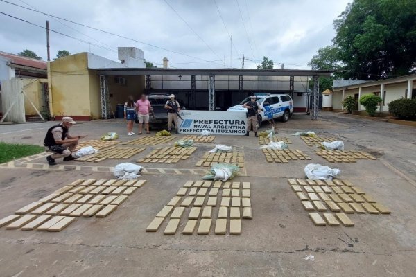 Prefectura secuestró más de 400 kilos de marihuana en Corrientes
