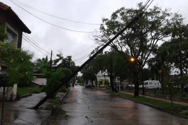 Curuzú: En menos de una hora llovieron más de cien milímetros