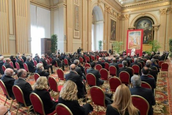 Francisco inauguró el 93° año judicial del Tribunal del Estado Vaticano