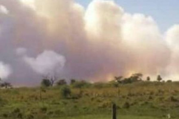 Foco de incendio en cercanías a Lomas de Vallejos