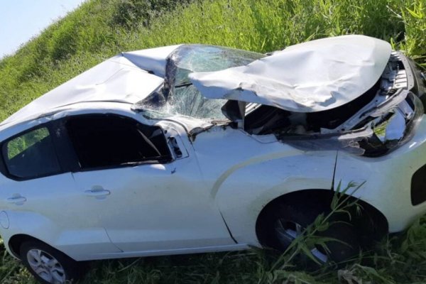 Una mujer murió tras despiste y vuelco por Ruta 12