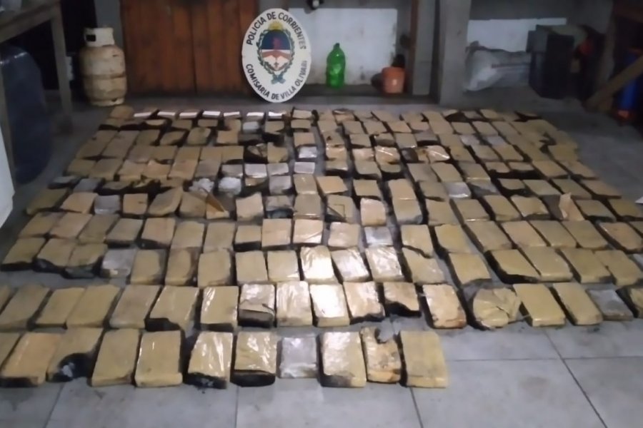 Golpe al narcotráfico: La Policía secuestró más de 183 kilos de marihuana
