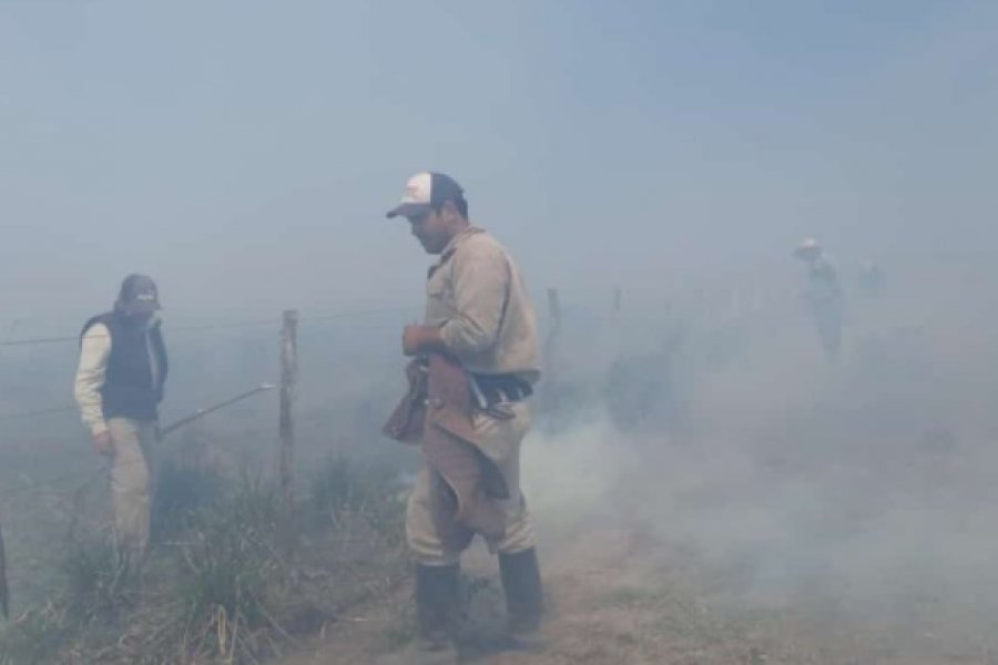 Paraje Maloyas sigue ardiendo a una semana del inicio del fuego